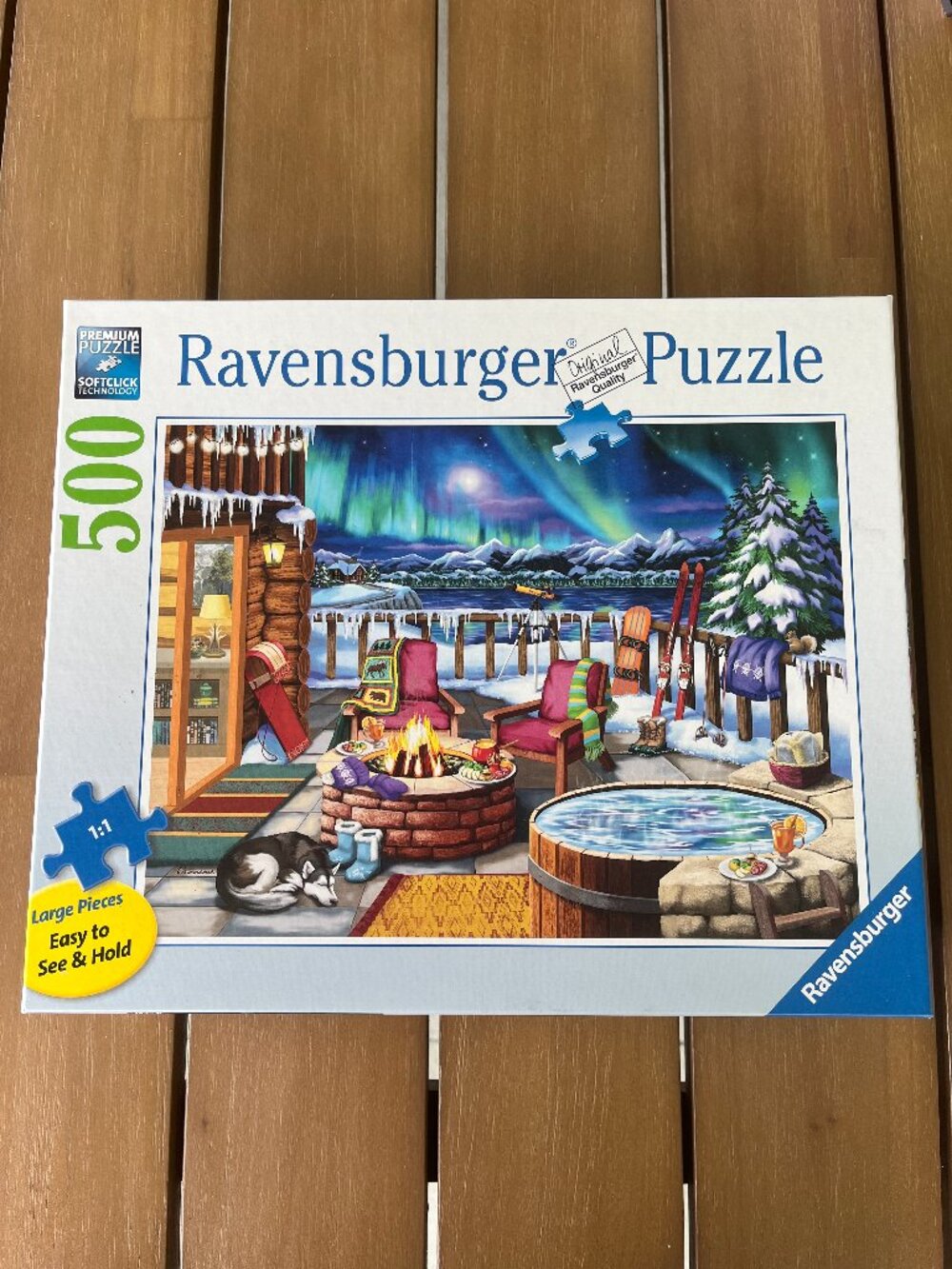 Ravensburger Northern Lights Winter 500 Piece Puzzle